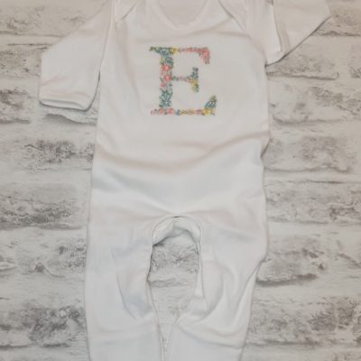 Baby SLeepsuit with Embroidered initials