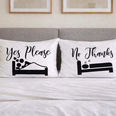 Yes/No Sex Pillowcase – Funny Adult Couples Pillowcase Gift. rude valentines or anniversary gift (2)